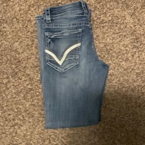 Buckle black blue jeans